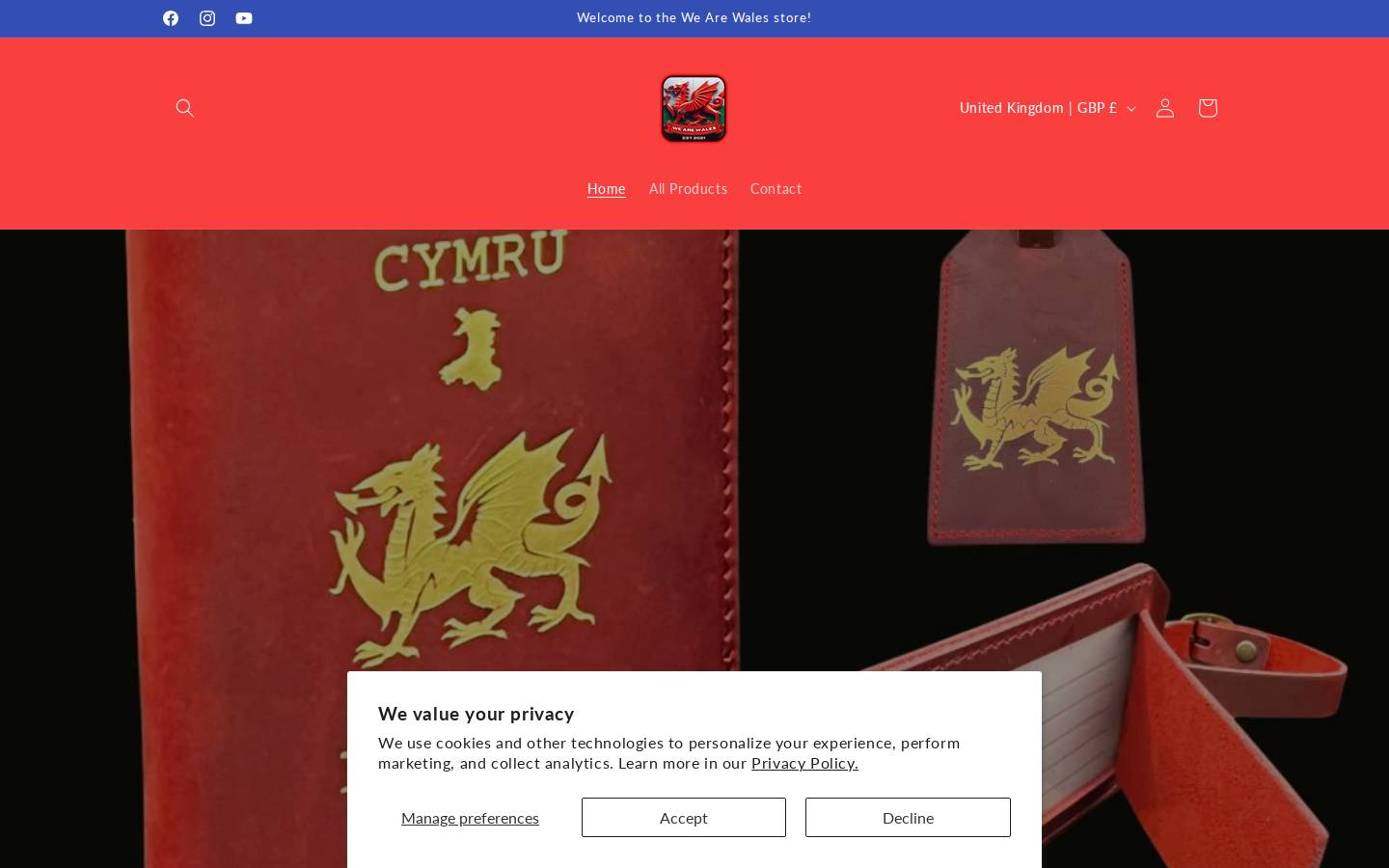 wearewales.co.uk homepage screenshot