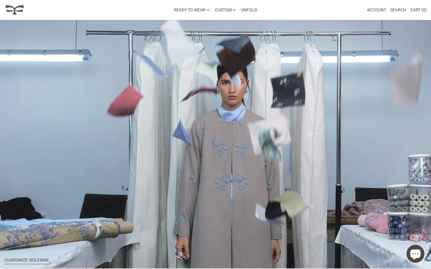 wearfold.com homepage screenshot
