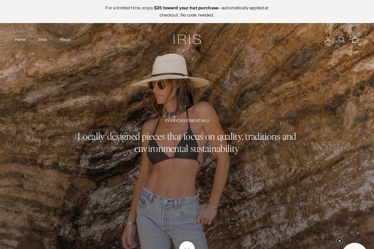 weariris.com homepage screenshot