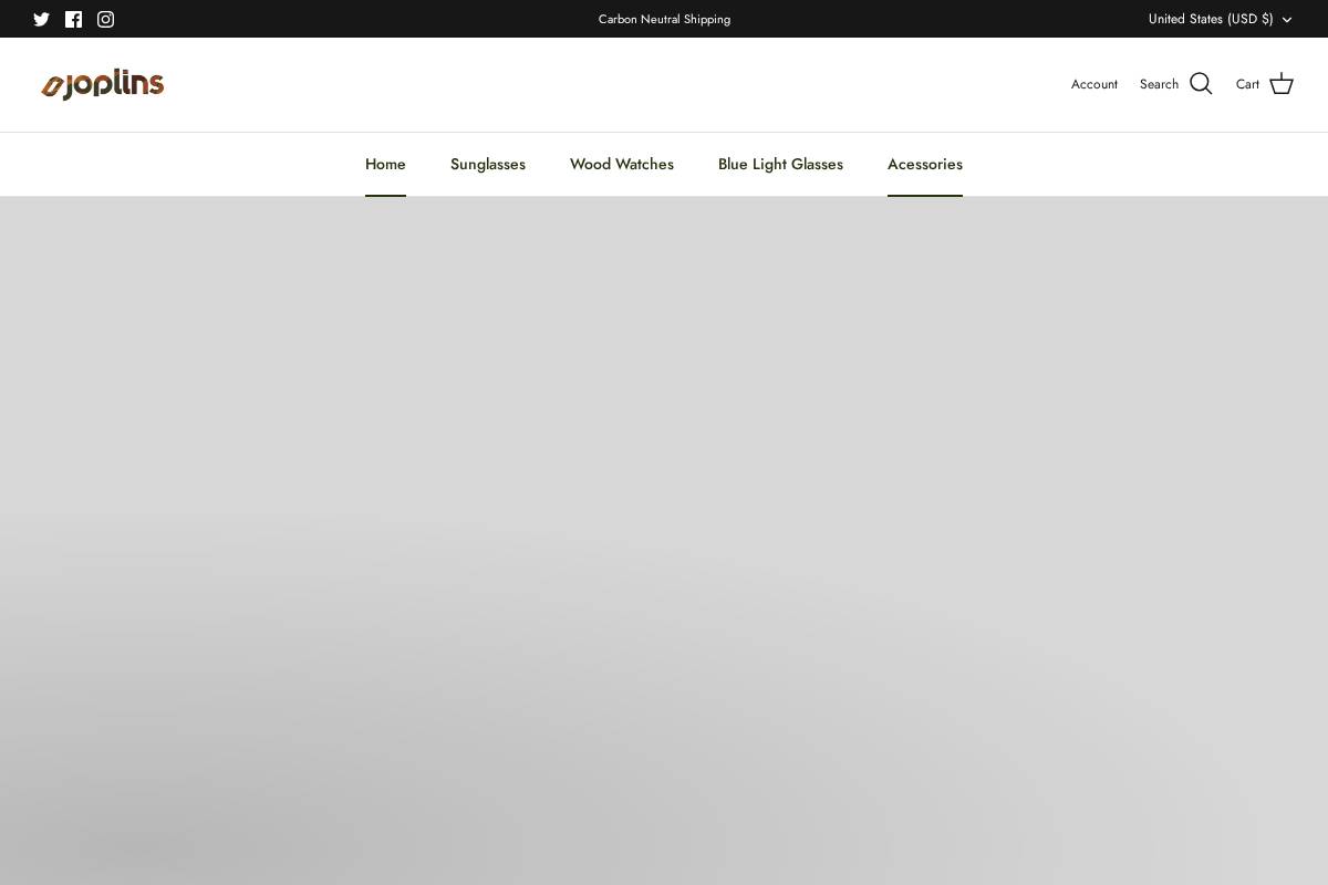 Joplins homepage screenshot