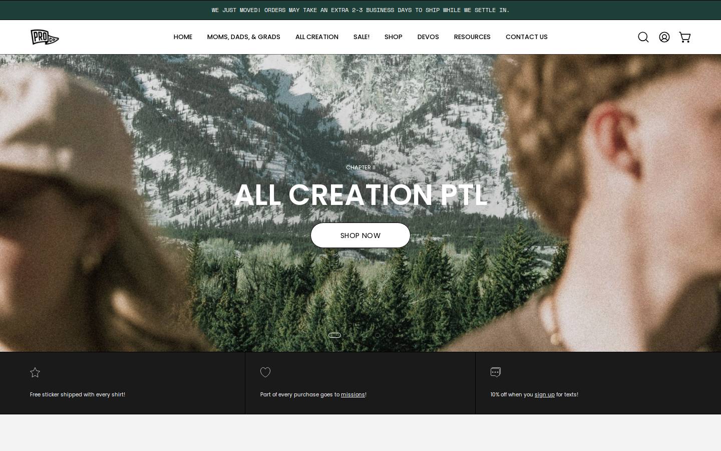 wearnewnature.com homepage screenshot