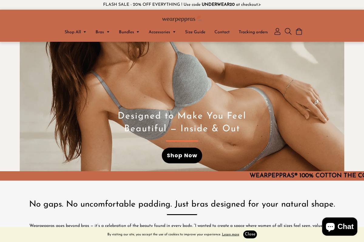 wearpappres.com homepage screenshot