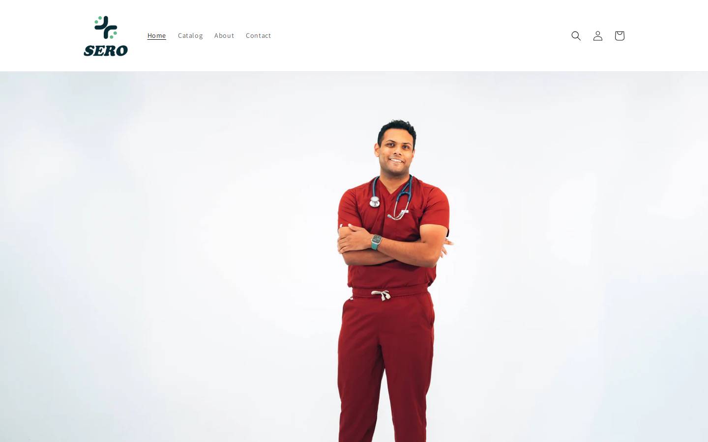 wearsero.com homepage screenshot