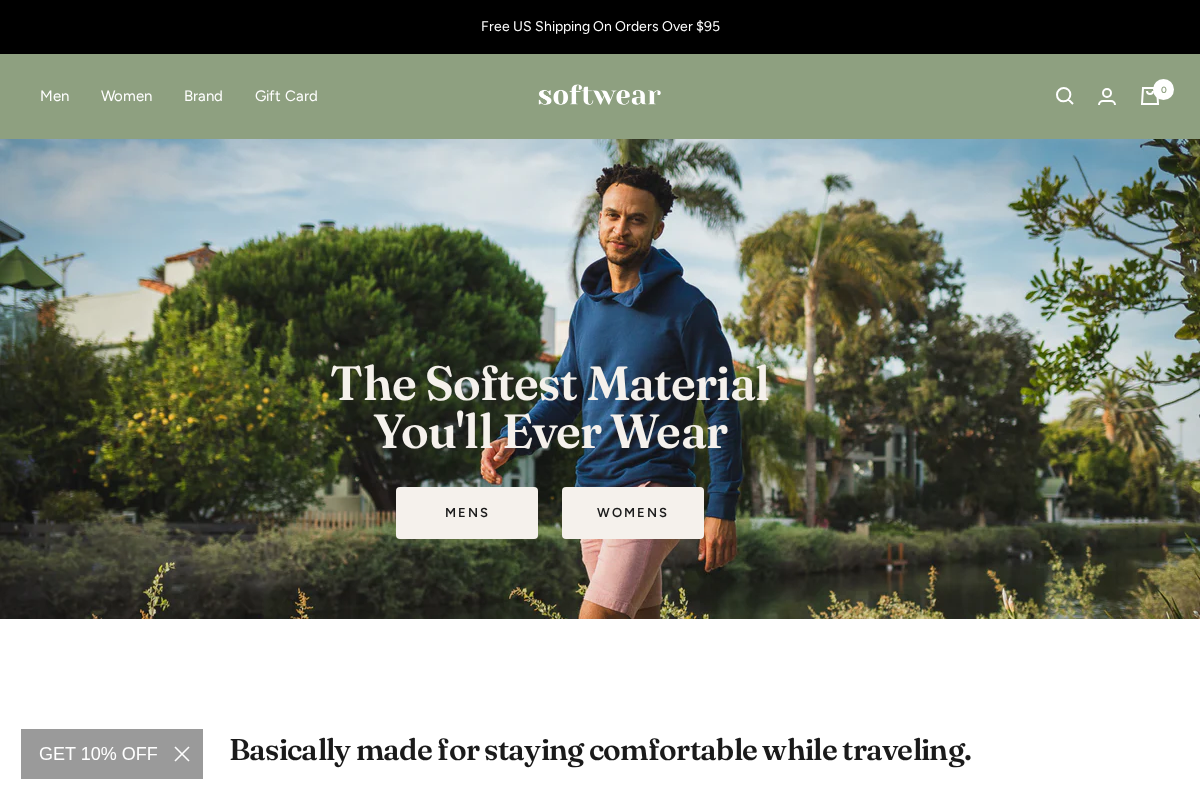 wearsoftwear.com homepage screenshot