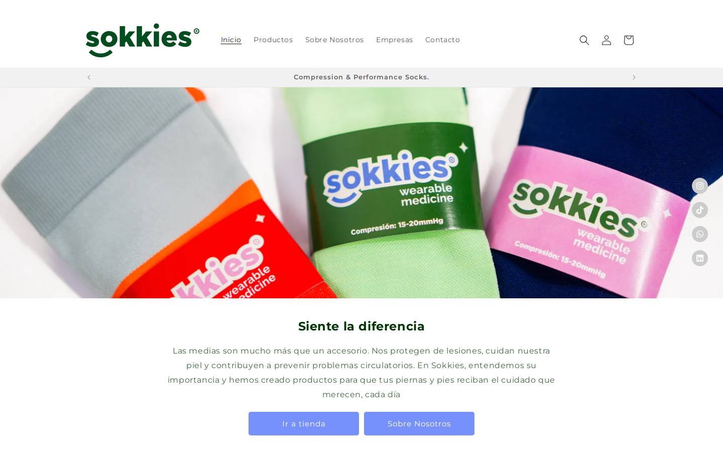 wearsokkies.com homepage screenshot