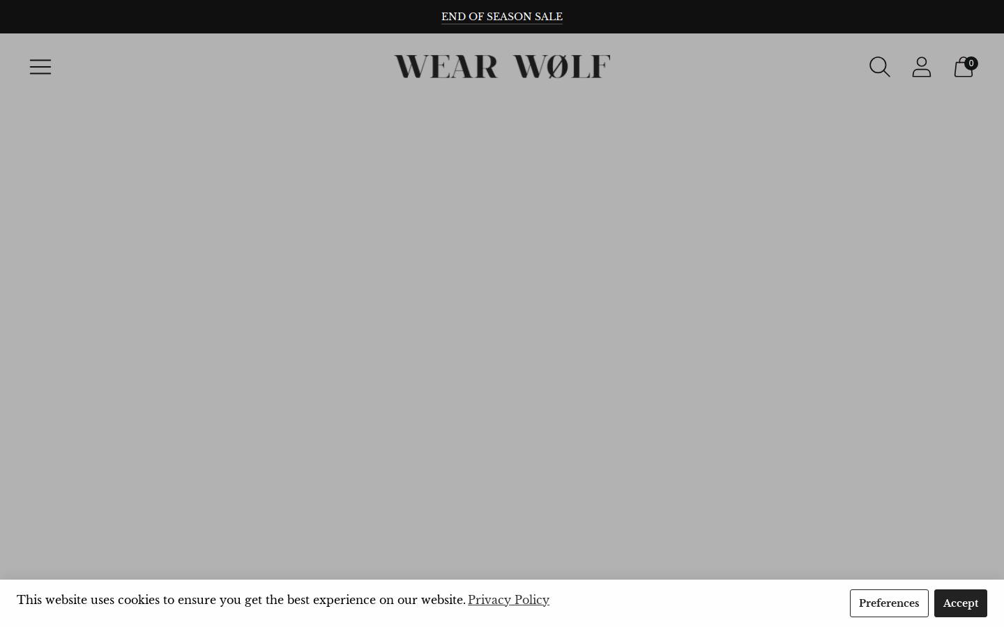 wearwolf.store homepage screenshot