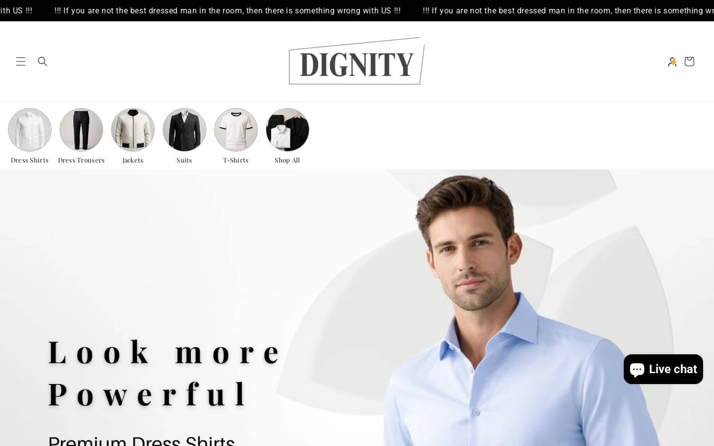 wearyourdignity.com homepage screenshot