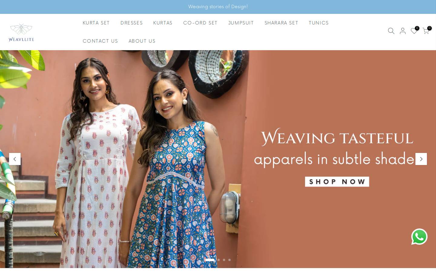 weavllite.com homepage screenshot