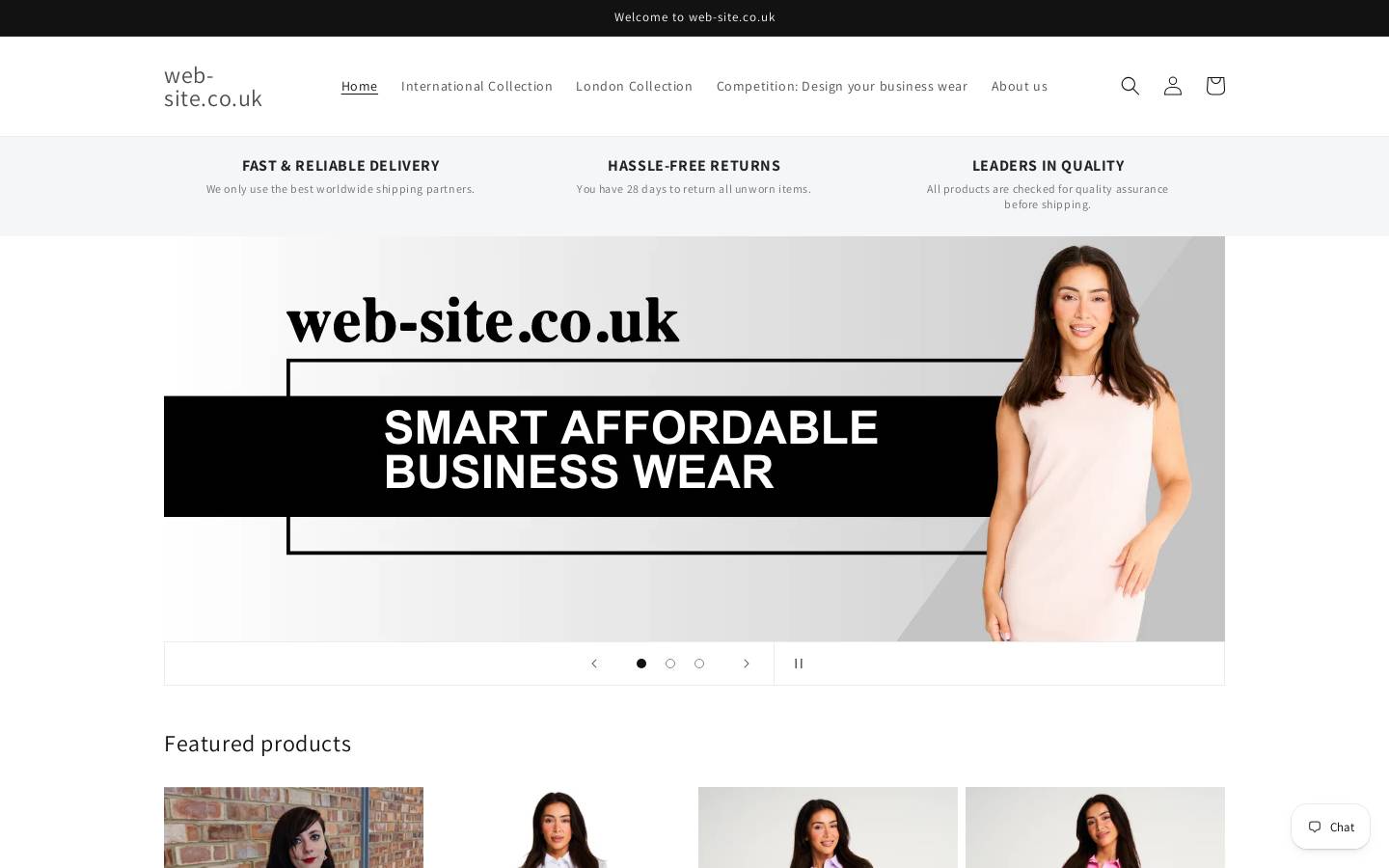 web-site.co.uk homepage screenshot