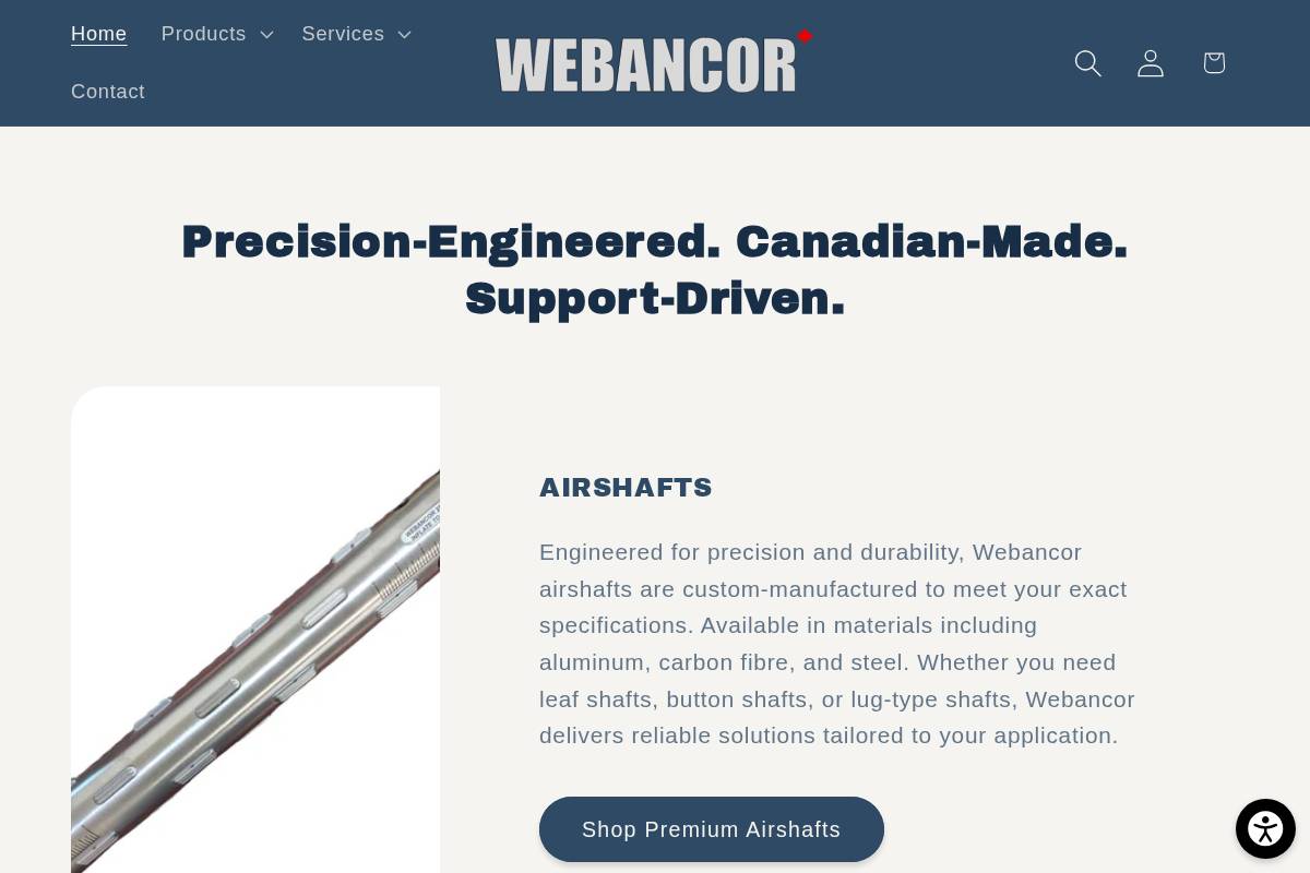 webancor.com homepage screenshot