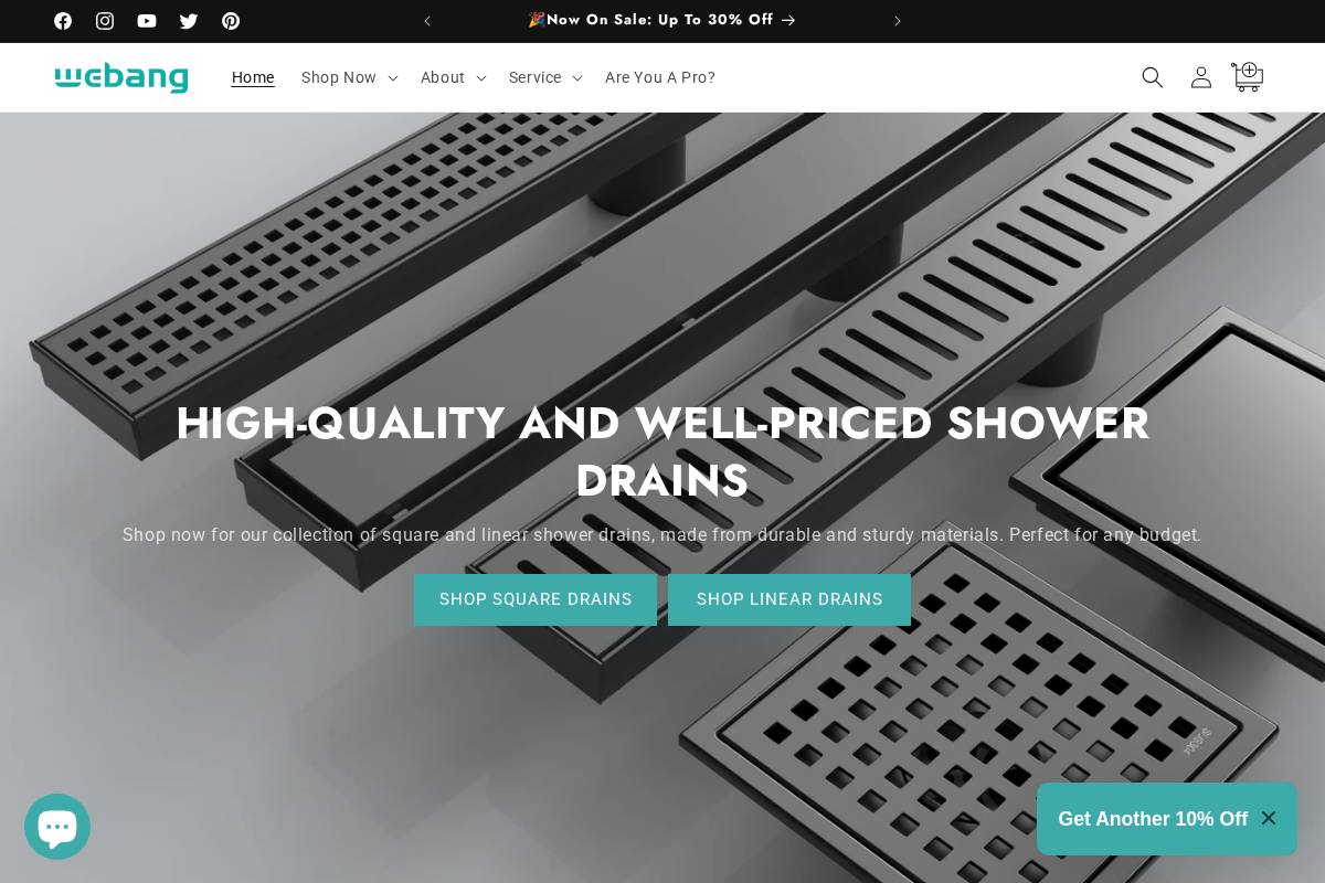 webangstore.com homepage screenshot