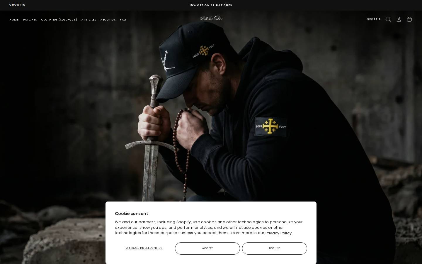 webearthecross.com homepage screenshot