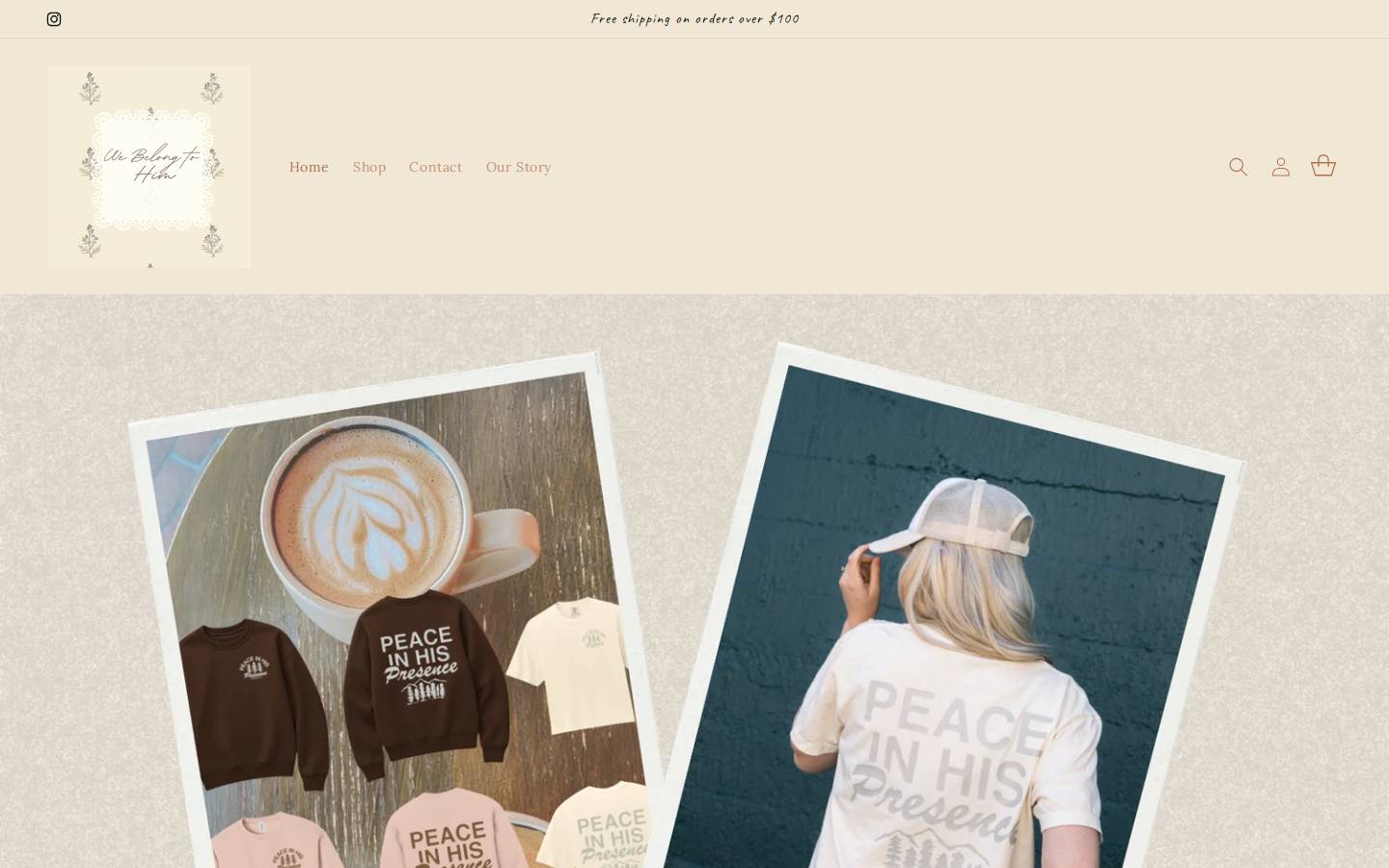 webelongtohim.com homepage screenshot