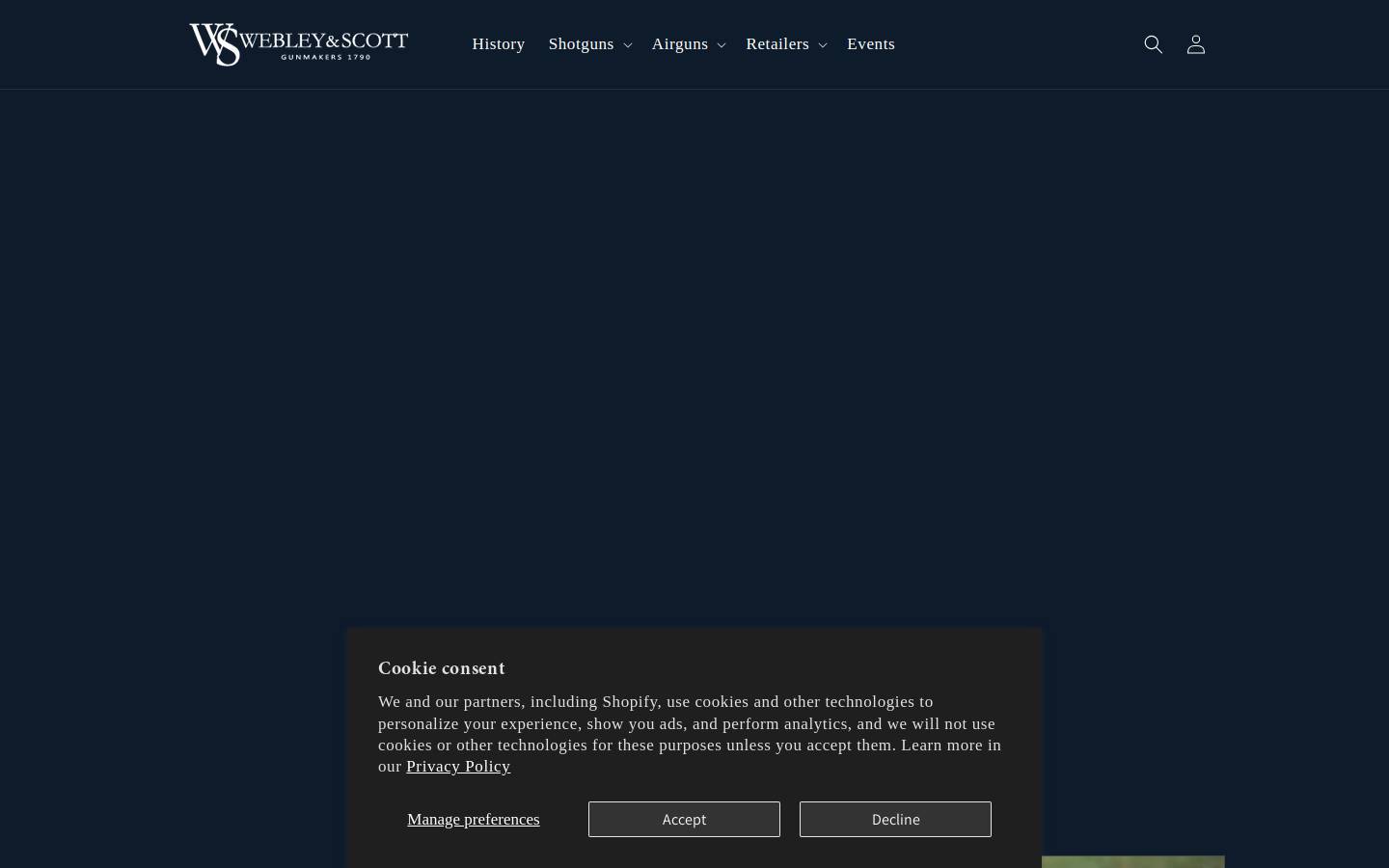 webley.co.uk homepage screenshot