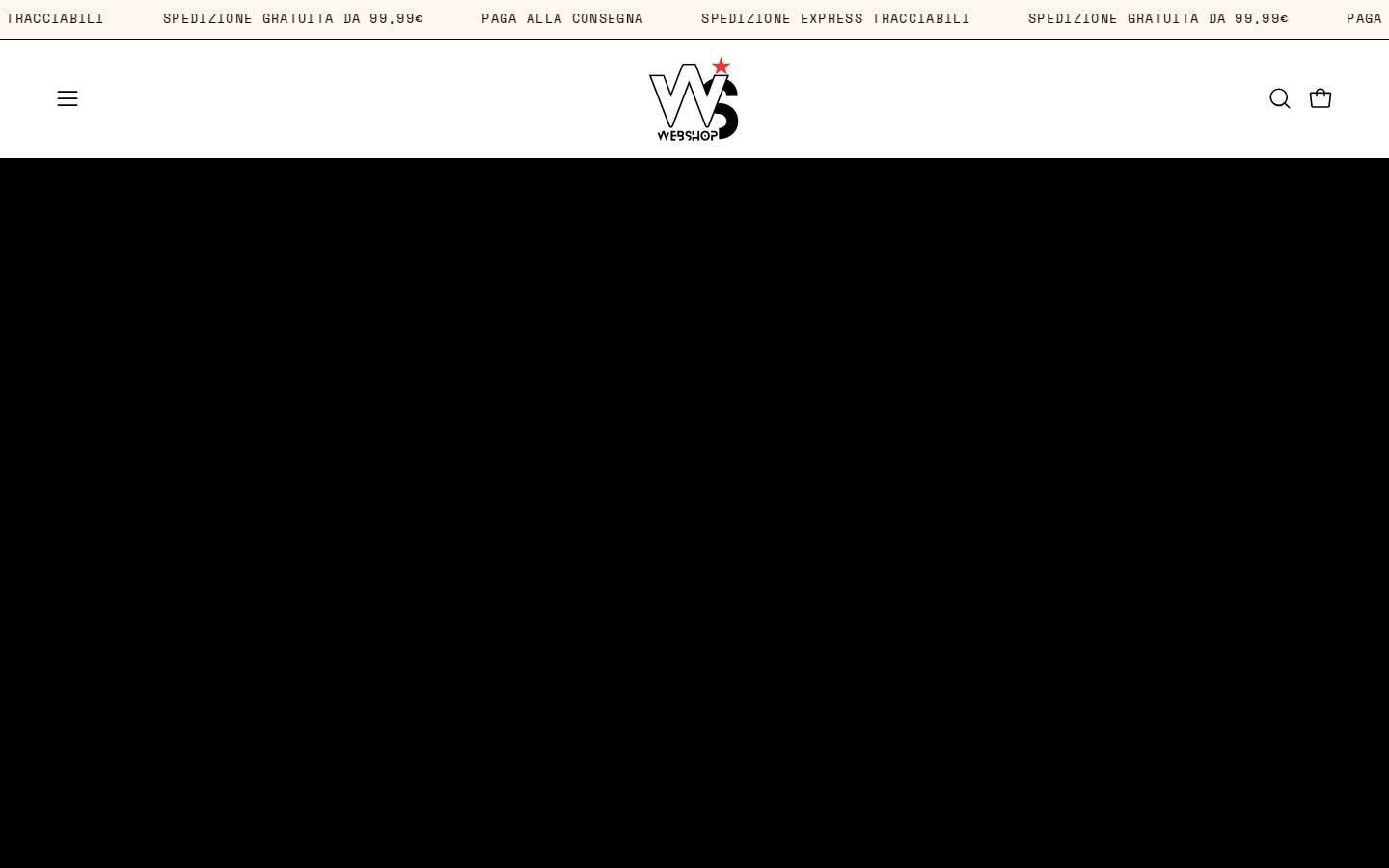 Webshopwoman homepage screenshot