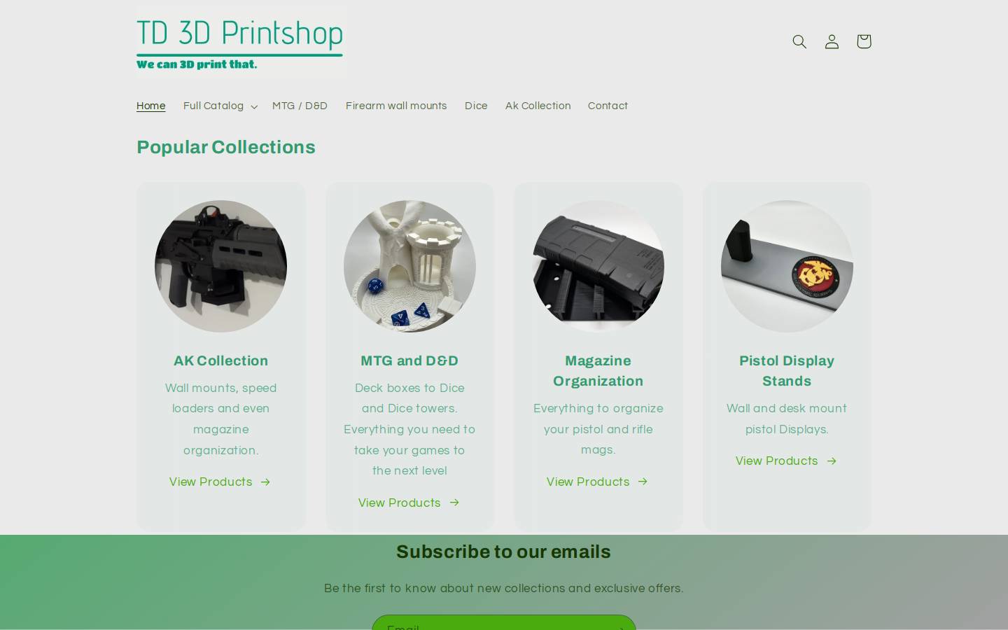 wecan3dprintthat.com homepage screenshot