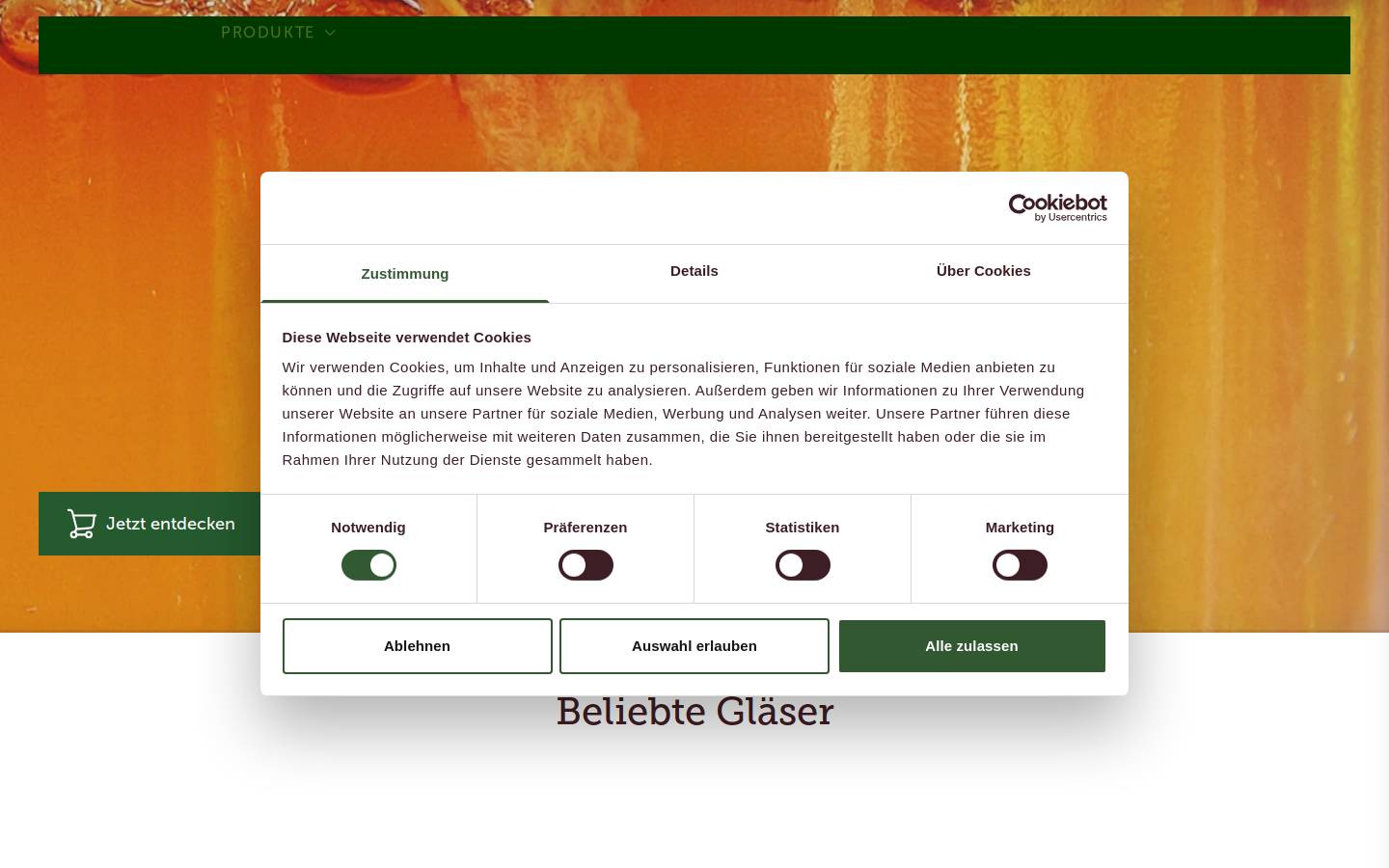 weck.de homepage screenshot