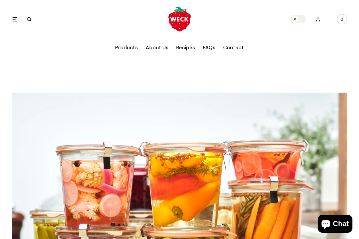 Weck Jars Canada homepage screenshot