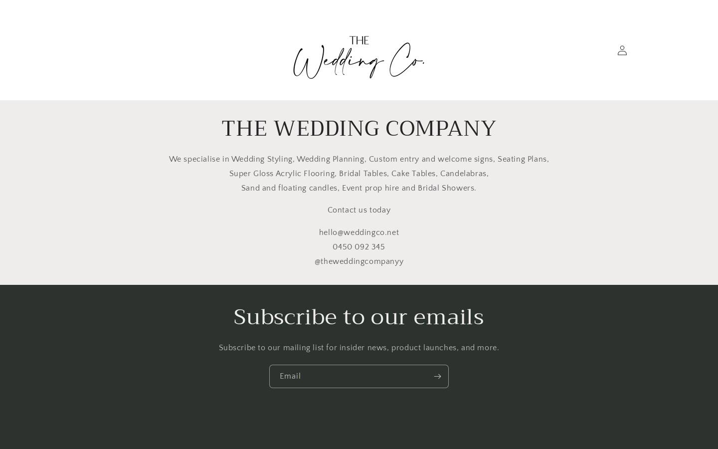 weddingco.net homepage screenshot