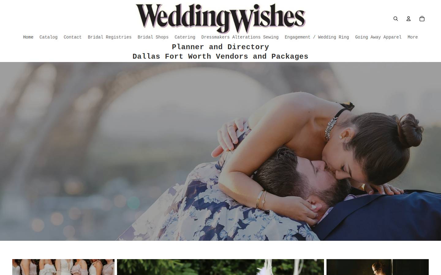 weddingwishes.com homepage screenshot