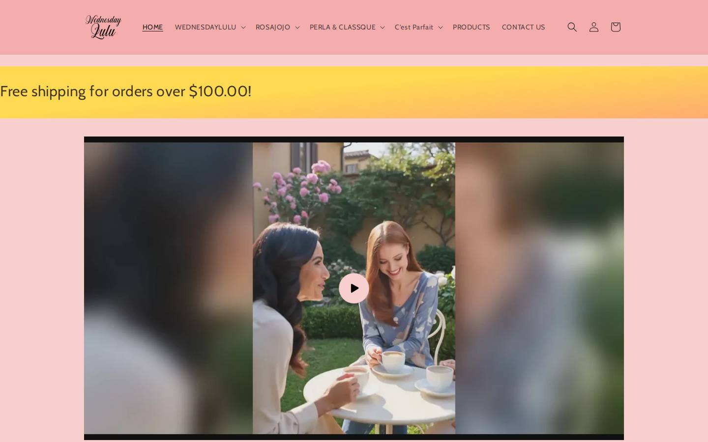 wednesdaylulu.com.au homepage screenshot