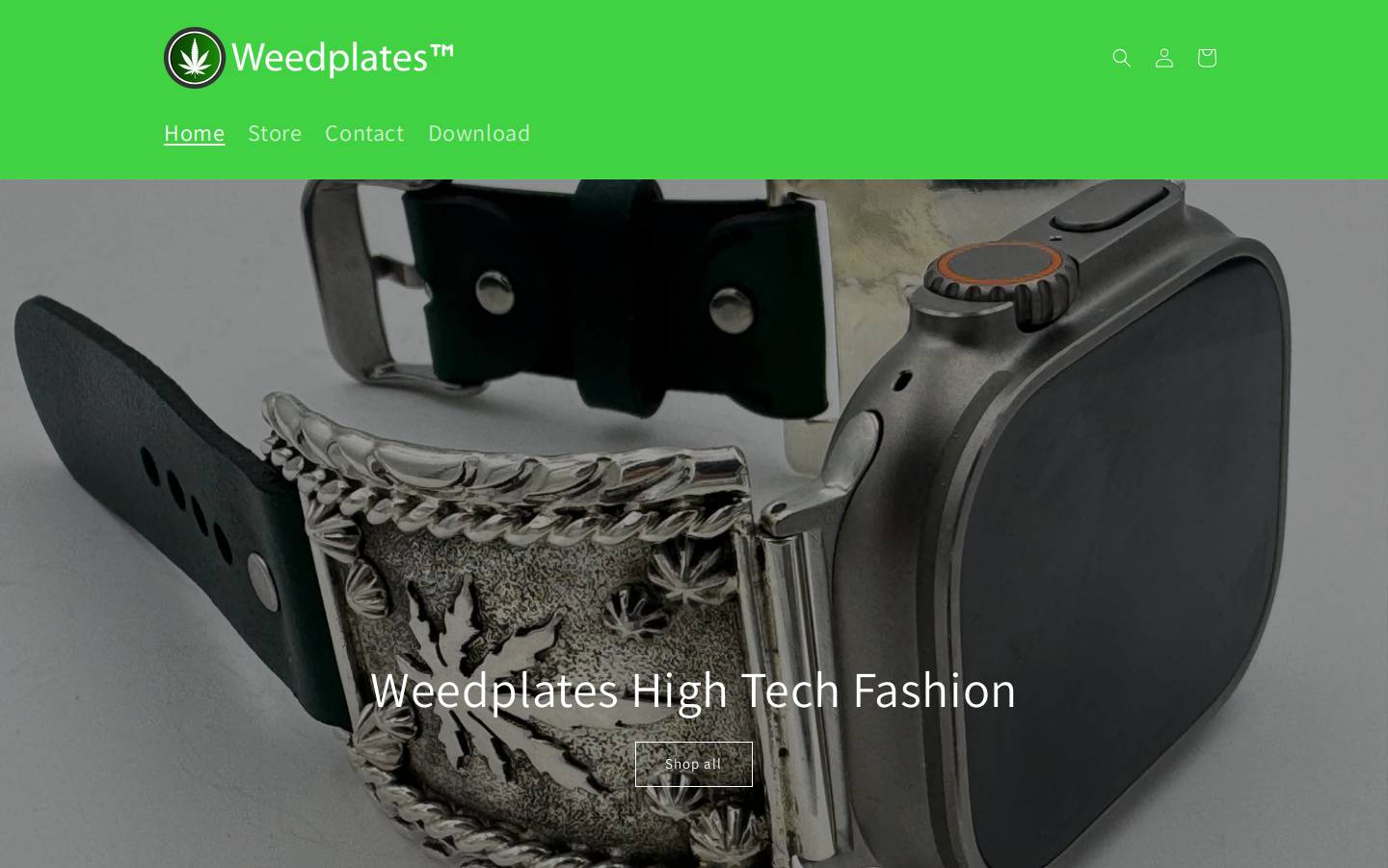 weedplates.com homepage screenshot