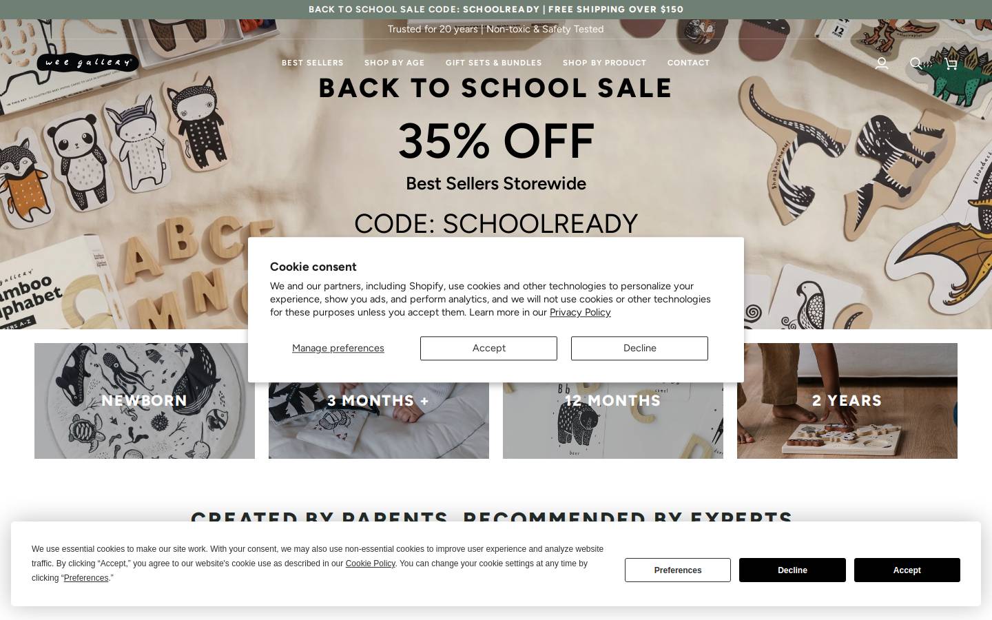 weegallery.com homepage screenshot