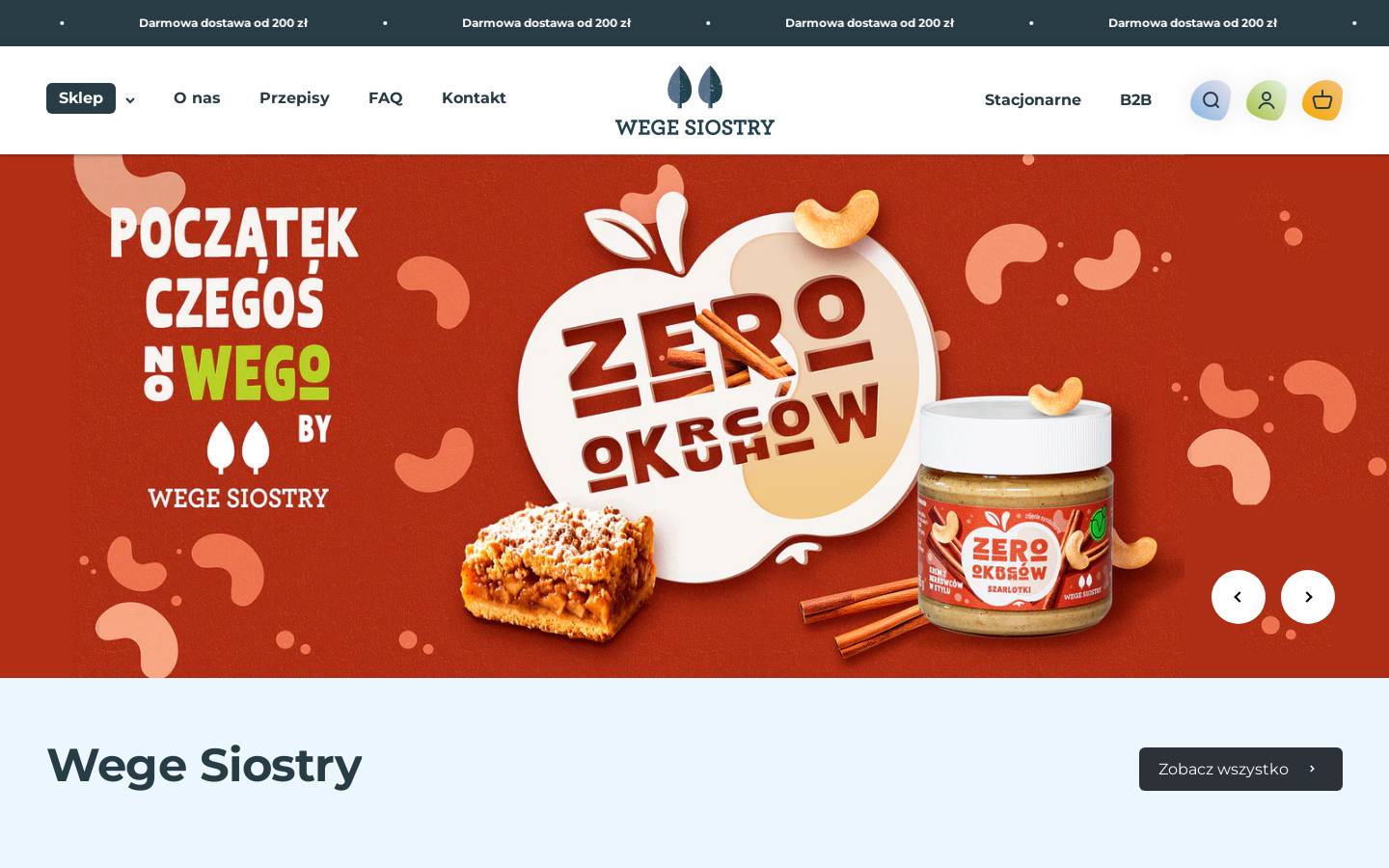 wegesiostry.pl homepage screenshot