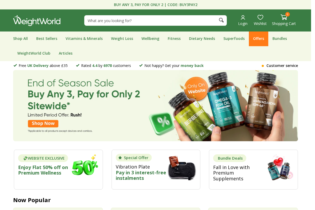 WeightWorld.uk homepage screenshot