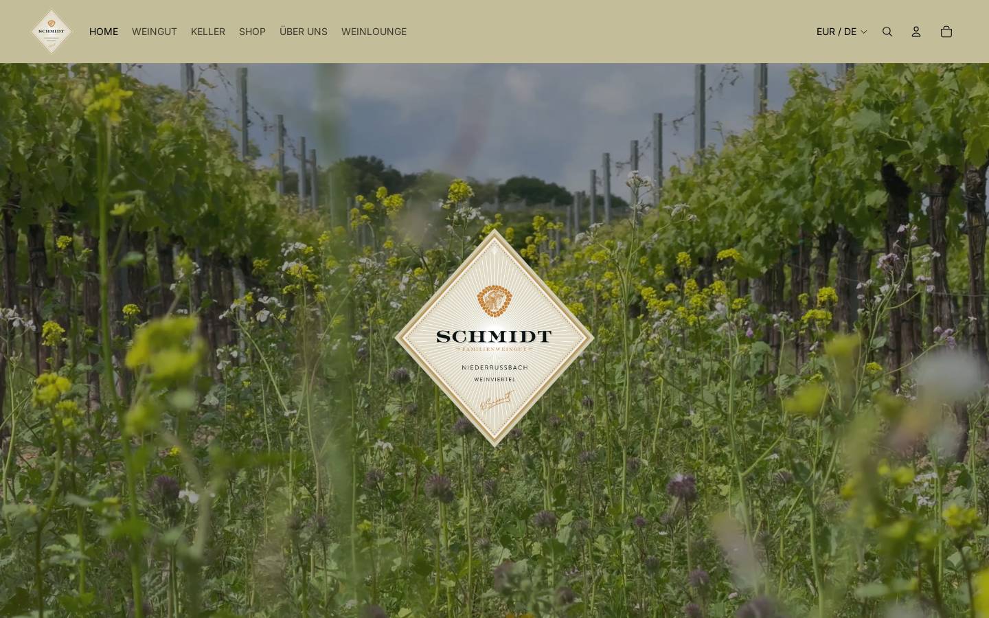 weingut-schmidt.at homepage screenshot