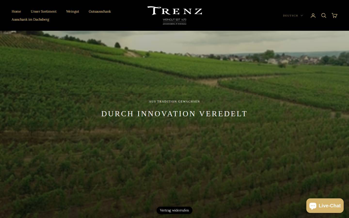 weingut-trenz.de homepage screenshot