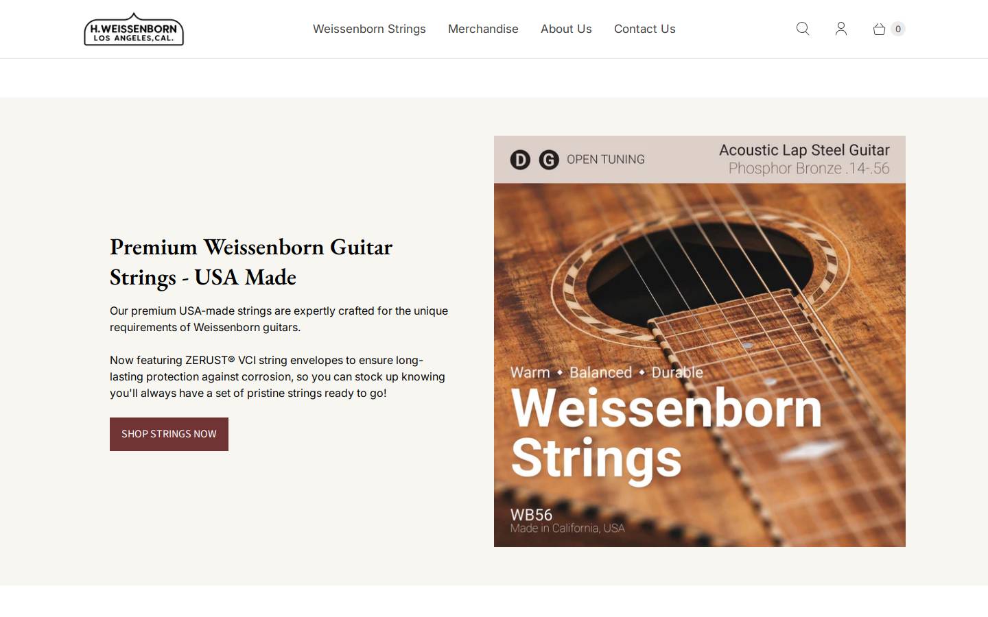weissenborns.com homepage screenshot