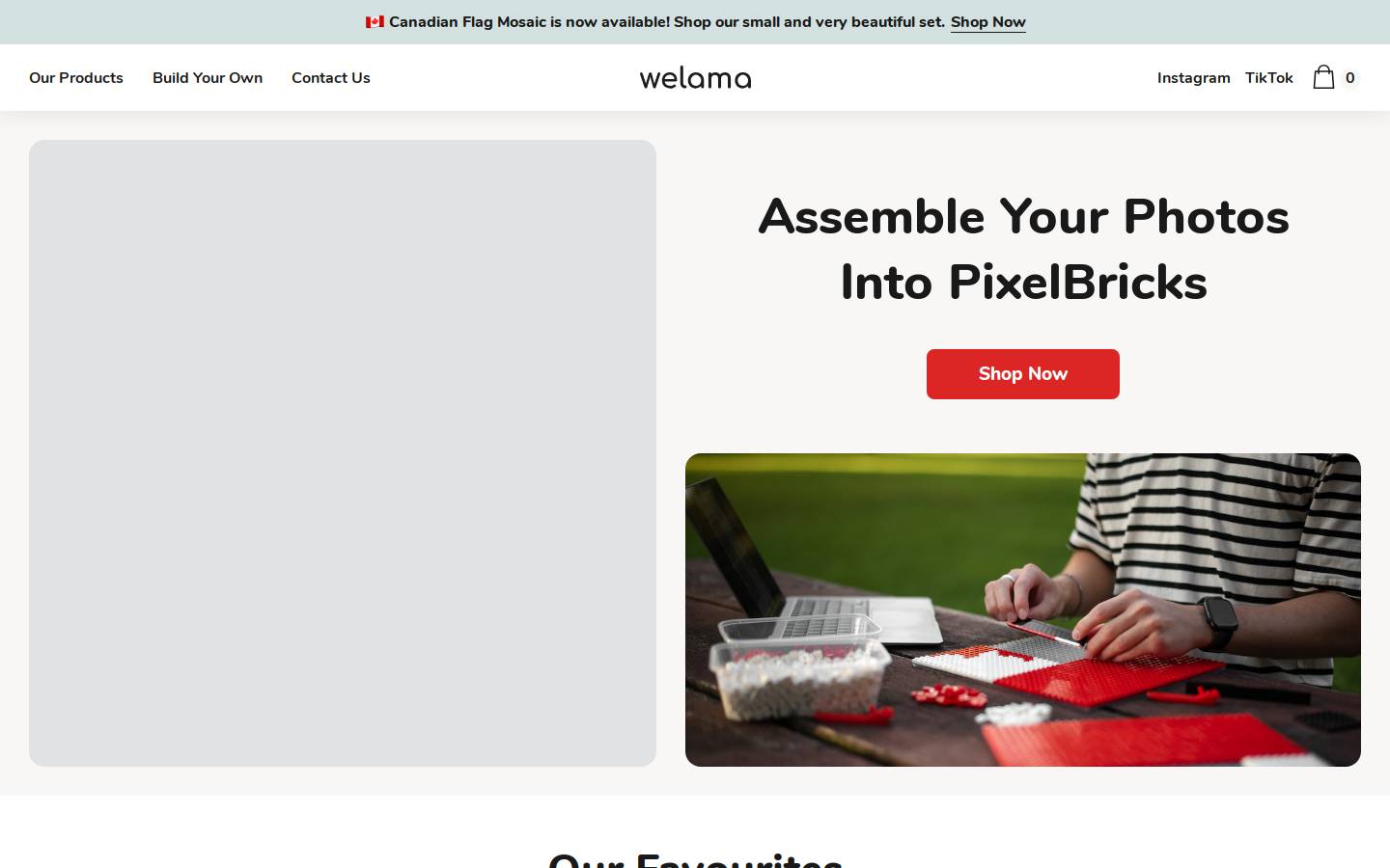 welama.com homepage screenshot