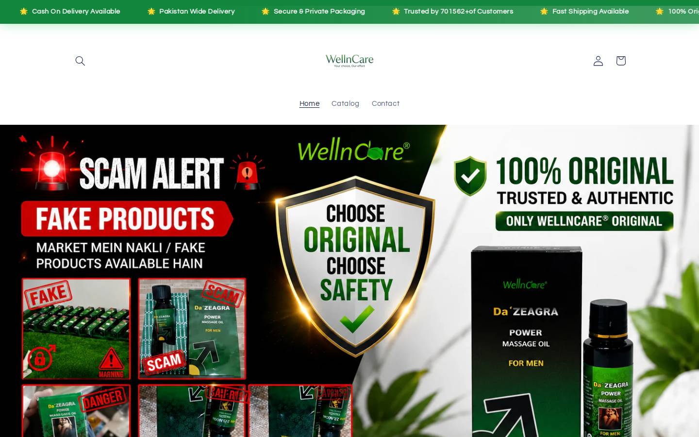 welcares.com homepage screenshot