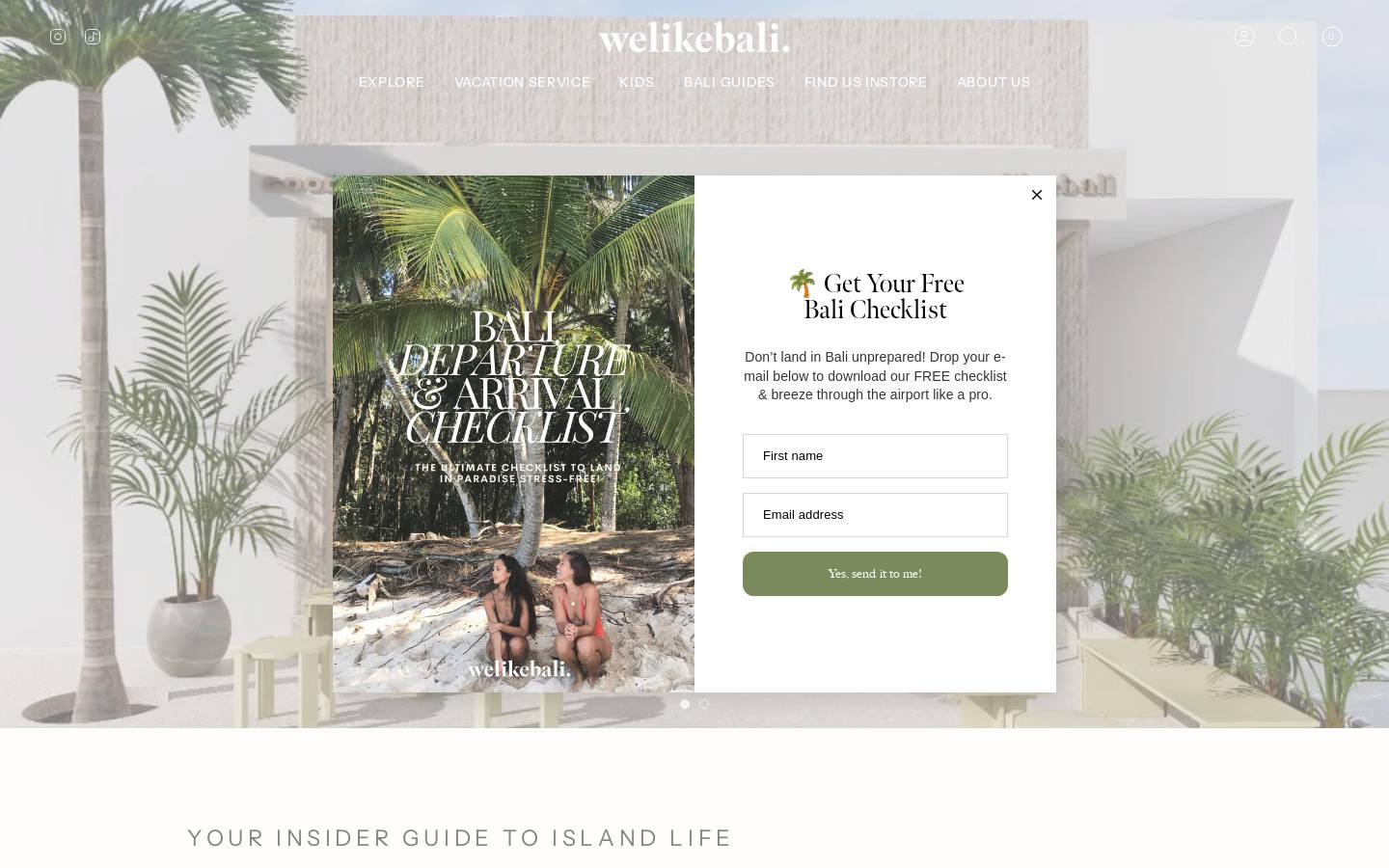 welikebali.com homepage screenshot