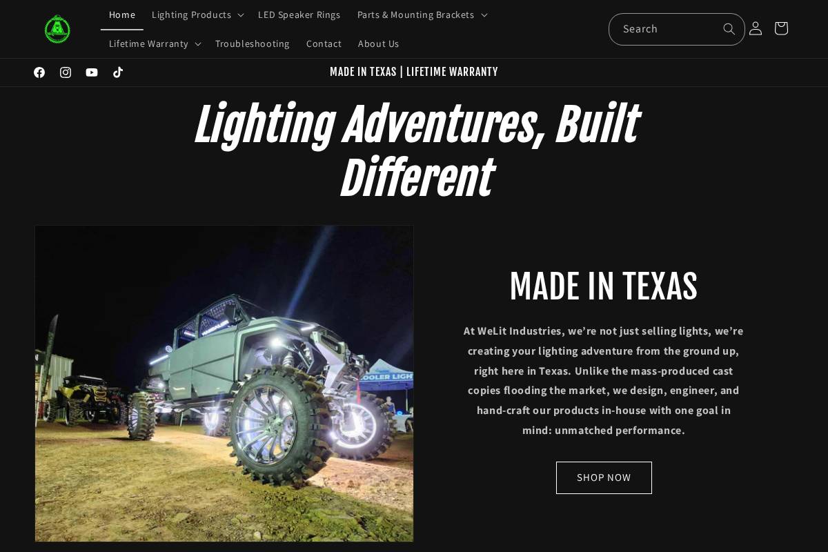 welitindustries.com homepage screenshot