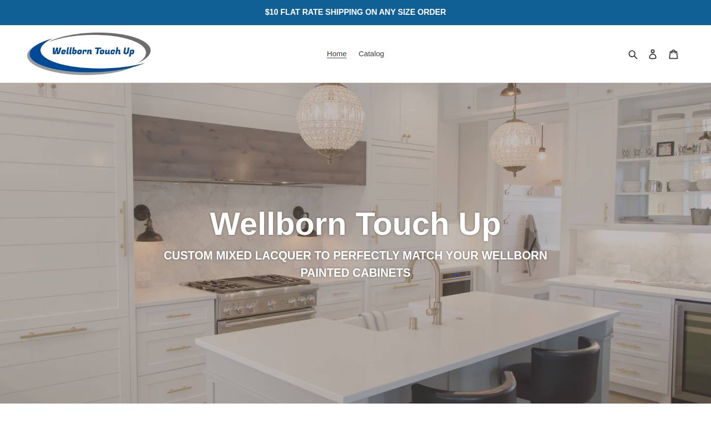 wellborntouchup.com homepage screenshot