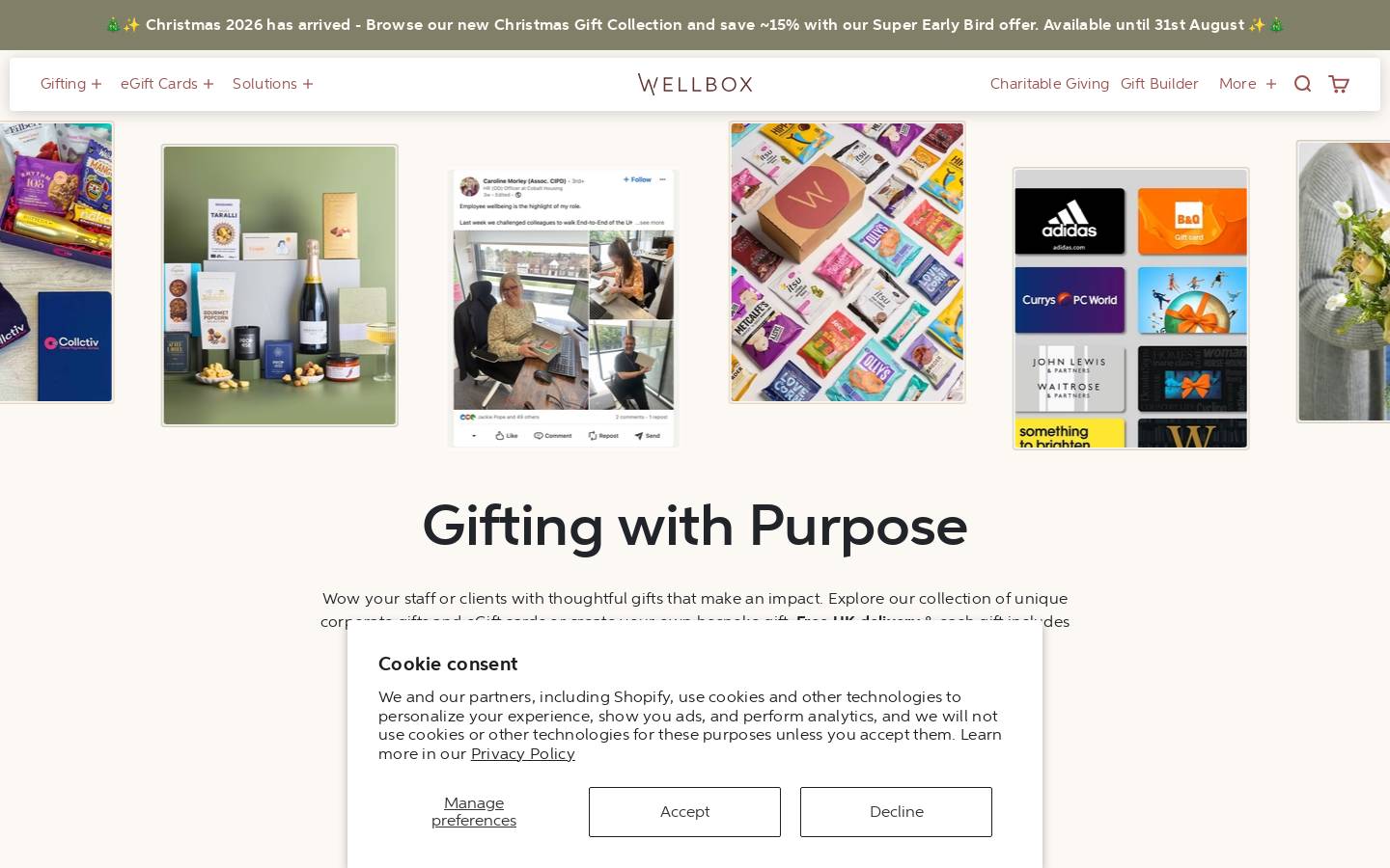 WellBox homepage screenshot