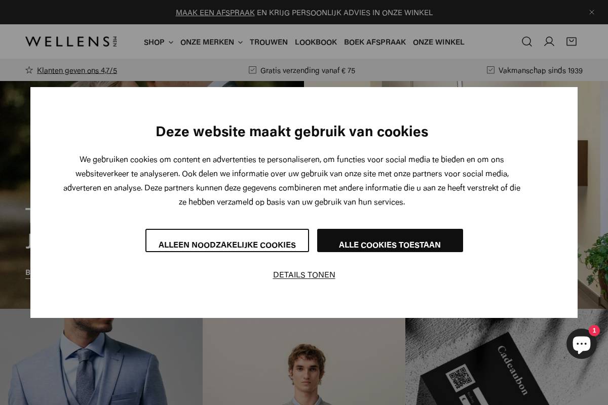 wellensmen.nl homepage screenshot