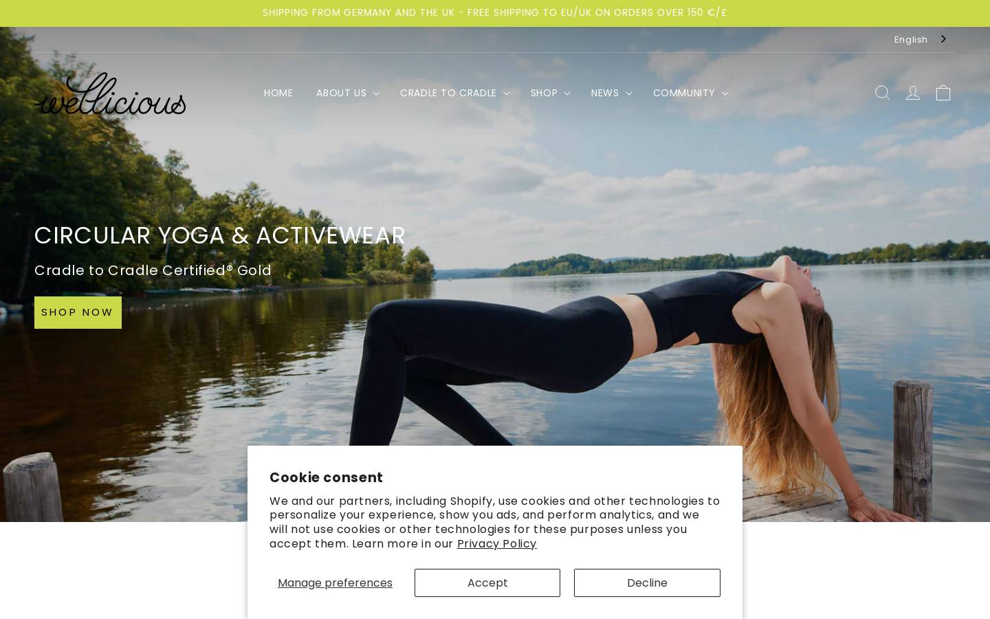 wellicious.co.uk homepage screenshot