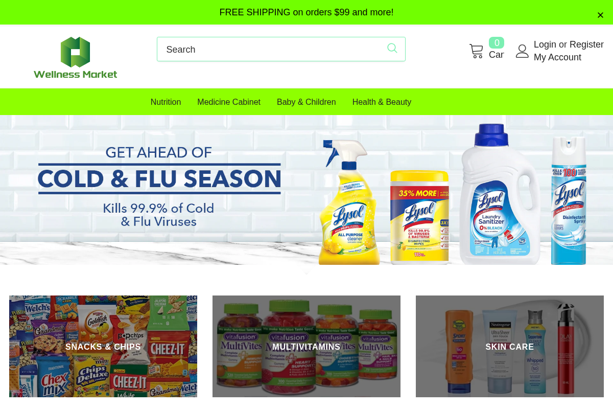 wellnessmarket.us homepage screenshot