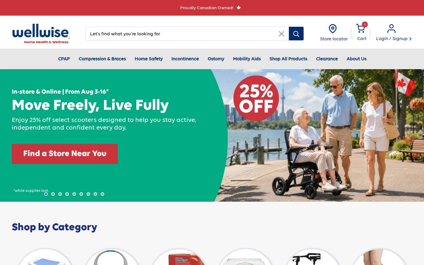 wellwise.ca homepage screenshot