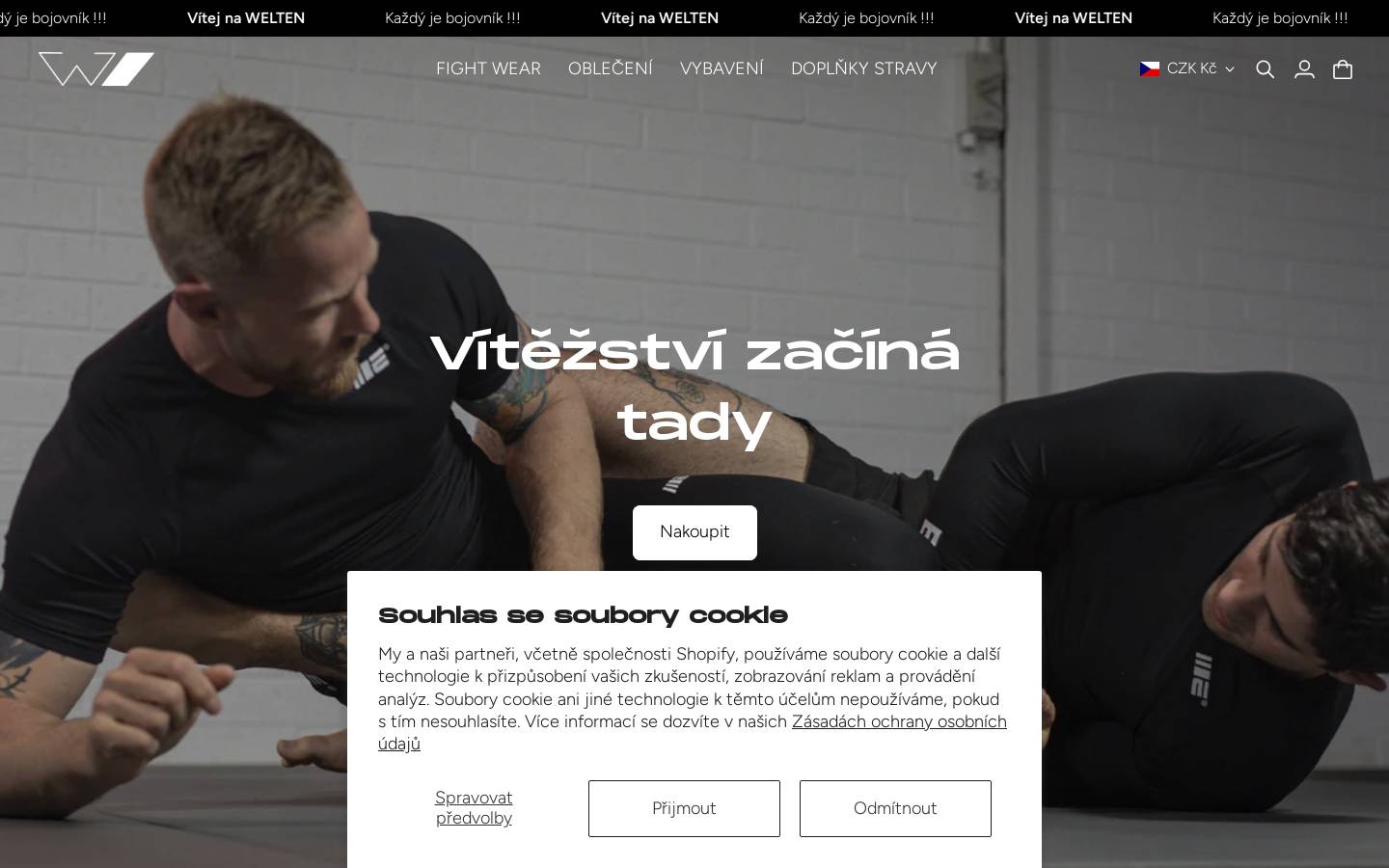 welten.cz homepage screenshot