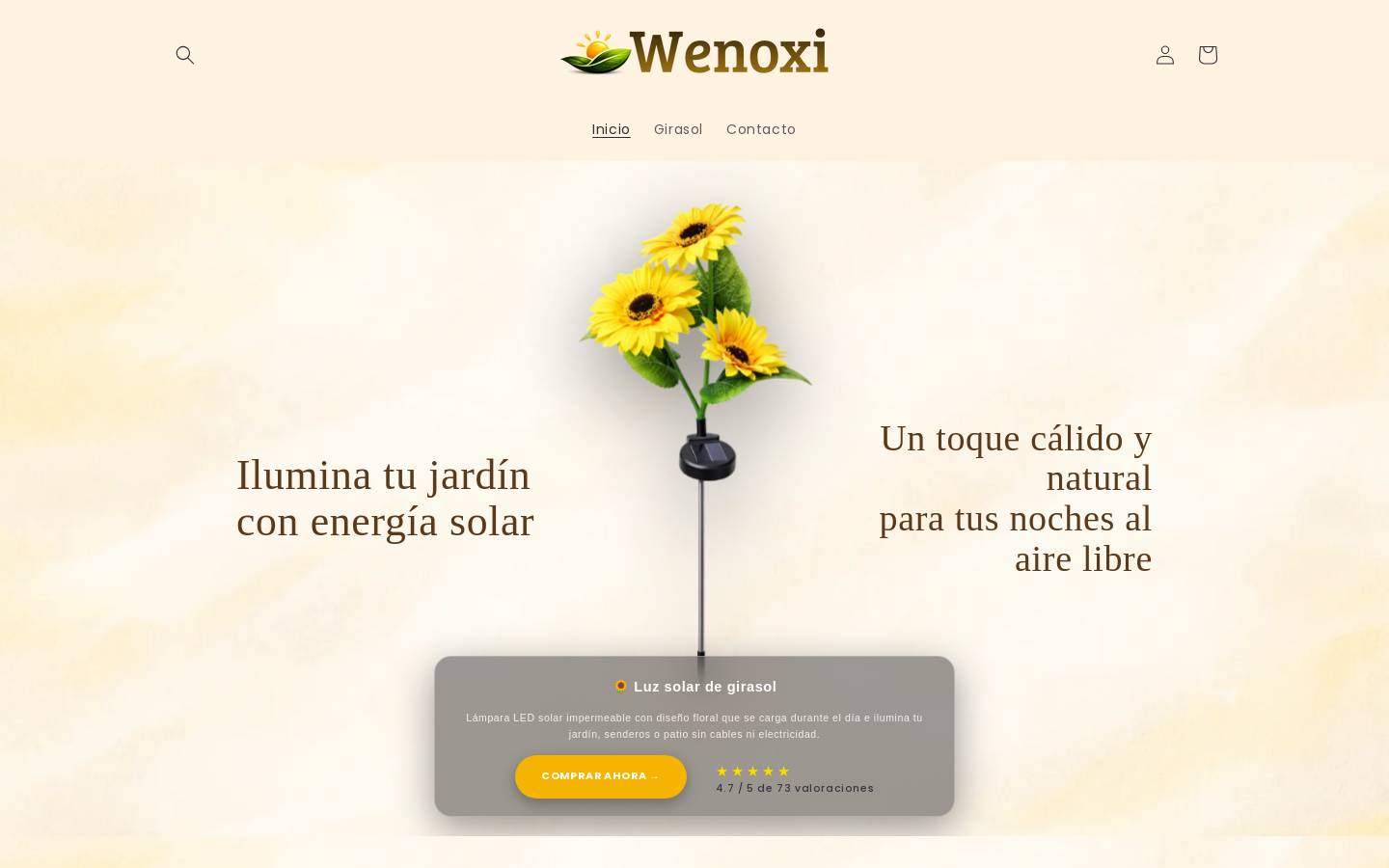wenoxi.com homepage screenshot
