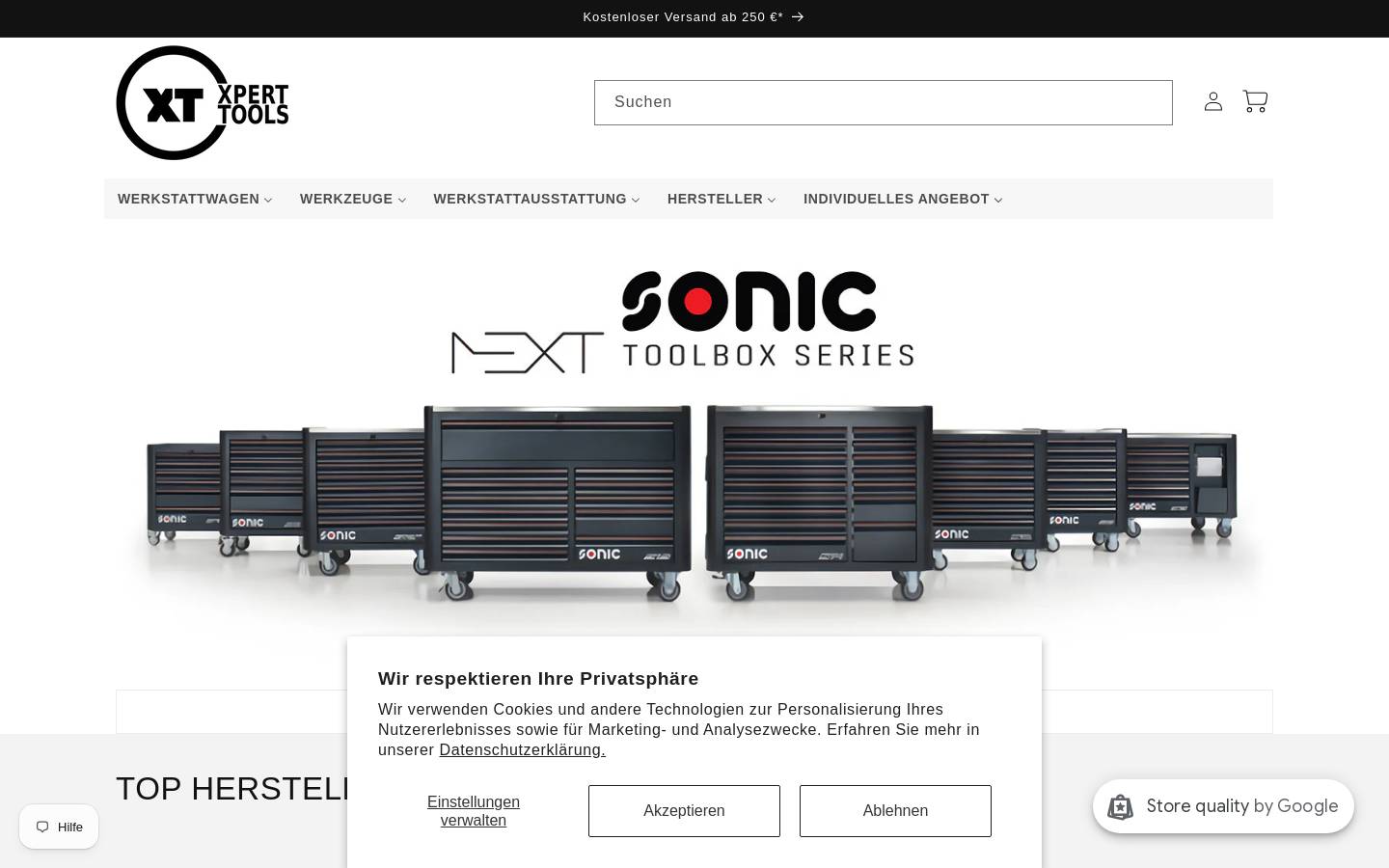 werkstatttechnik-heinzmann.com homepage screenshot
