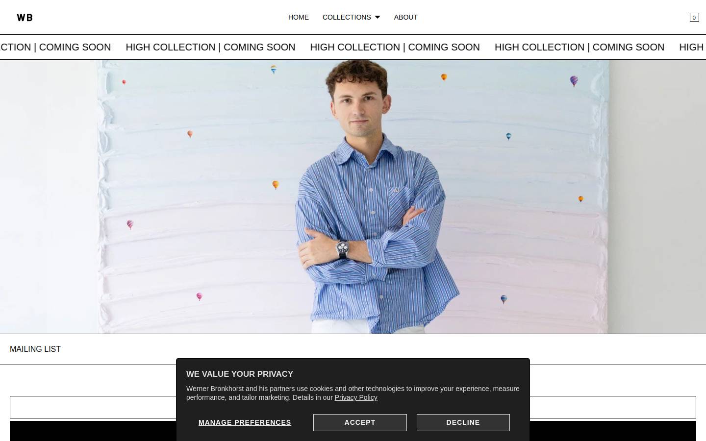 Wernerbronkhorst homepage screenshot