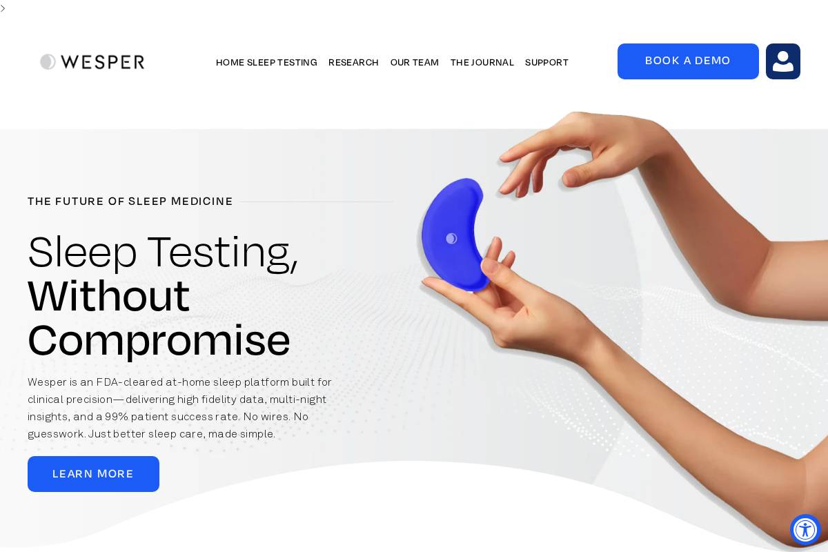 wesper.co homepage screenshot