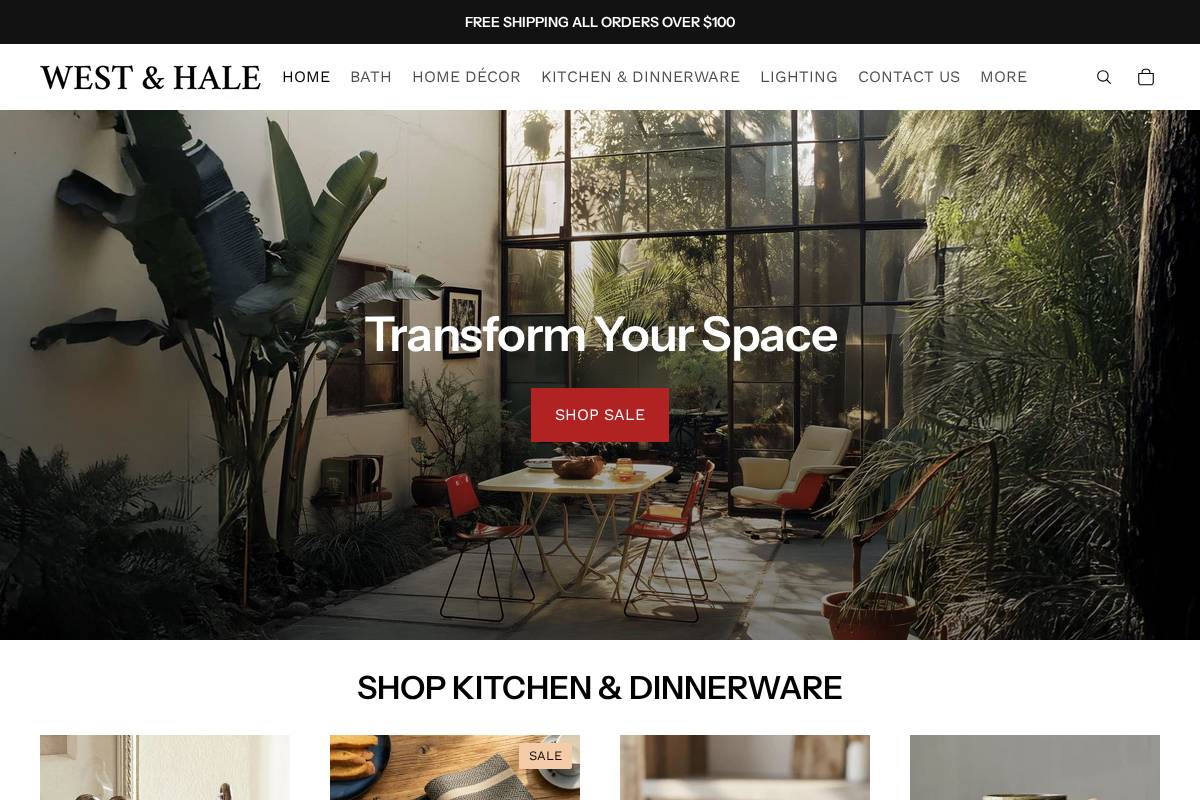 westandhale.com homepage screenshot