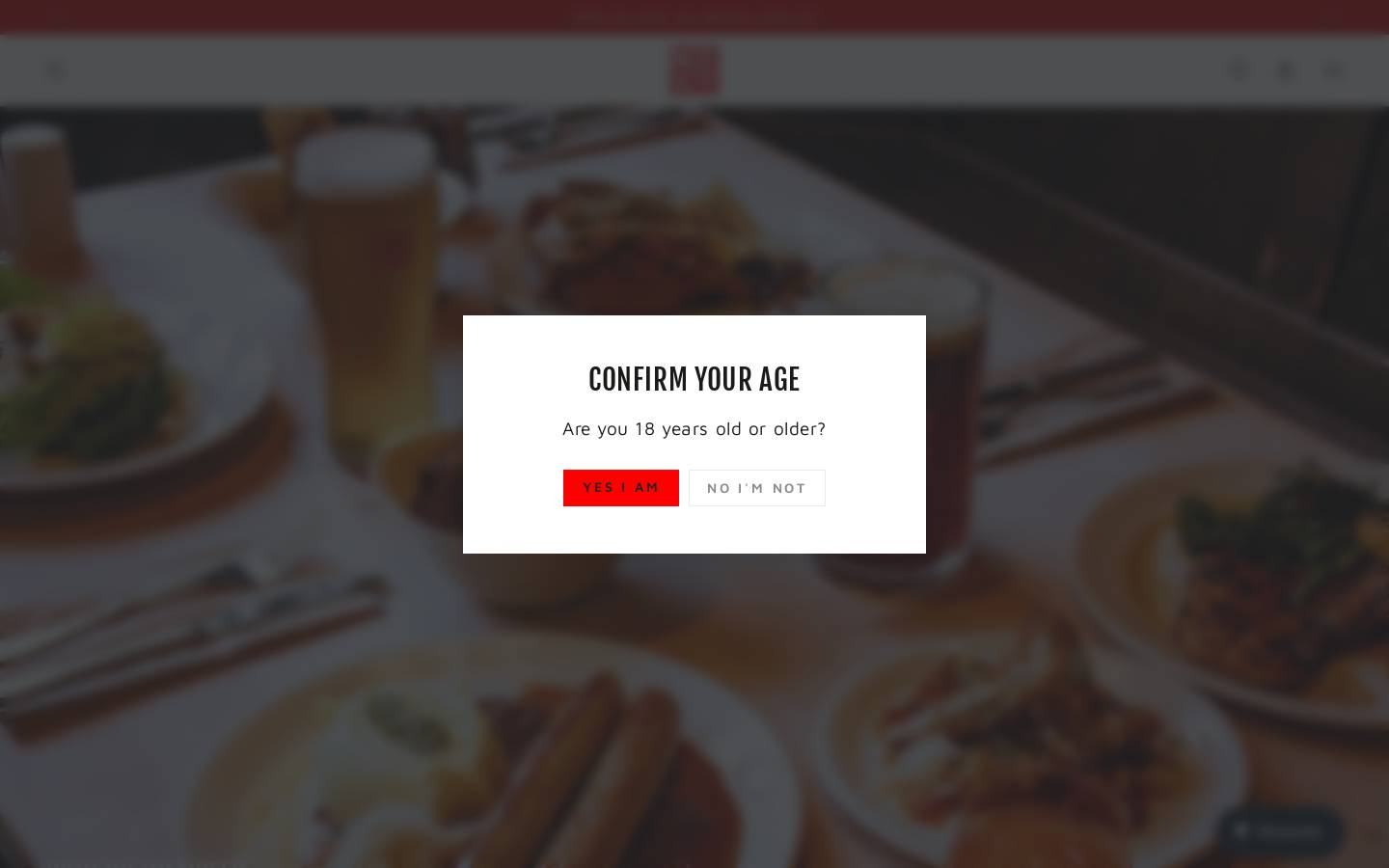 WEST Brewery homepage screenshot