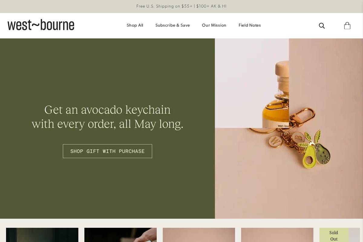 westbourne.com homepage screenshot